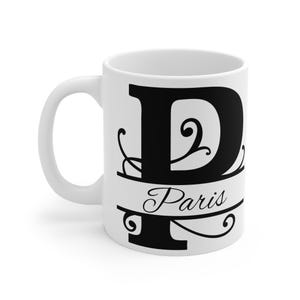 Personalised letter P Monogram Mug - Custom name - Coffee Mug - Housewarming Gift - Valentines Anniversary Gifts - Personalized Mug, Custom