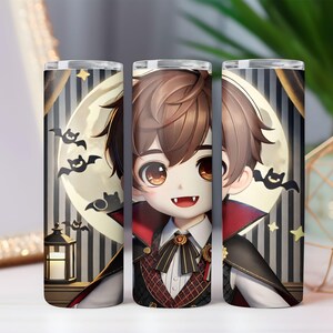 Halloween Boy Dracula # 11 Tumbler Wrap 20 Unzen, Skinny Tumbler, Kaffeebecher, Tumbler Sublimation, Digital File Download