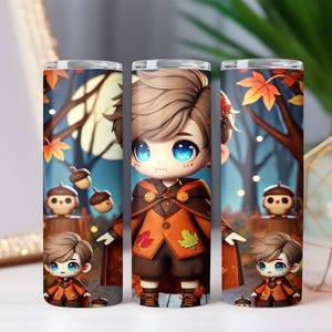 Halloween Boy Dracula # 16 Tumbler Wrap 20 Unzen, Skinny Tumbler, Kaffeebecher, Tumbler Sublimation, Digital File Download