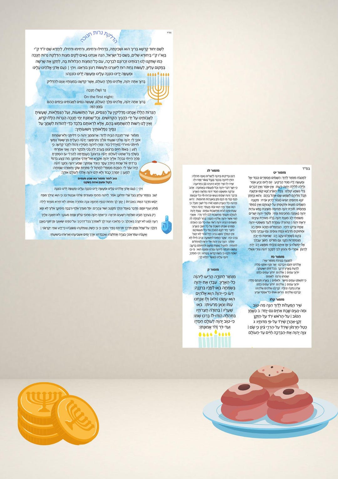 Hanukkah Blessings Printable Sheet Chanukah Brachot Sheet Etsy Hanukkah Blessings Printable Sheet Chanukah Brachot Sheet Etsy