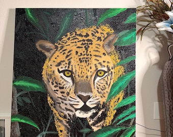 Original handmade tiger painting