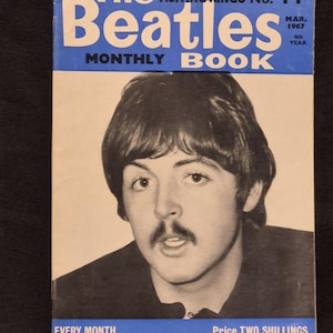 The Beatles Monthly - Etsy