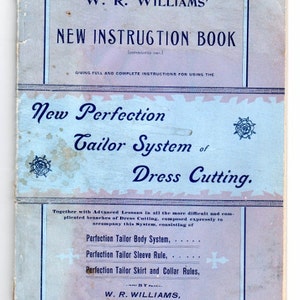 1887 Victorian dressmaking instructions download Perfection Tailor System image 2