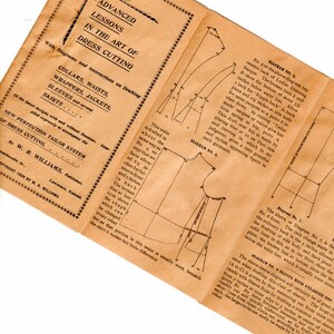 1887 Victorian dressmaking instructions download Perfection Tailor System image 5
