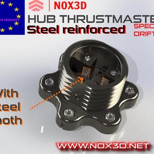 thrustmaster REINFORCED STEEL hub T128 T150 T248 T300 T500 T818volant wheel adapter drift hubs MOD fix