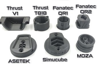 NEW wallmount fanatec thrustmaster simucube asetek moza QR2 T818 wheel mount fix bracket