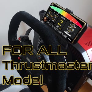 THRUSTMASTER dashboard clamp for T300 T150 T248 T128 T818 ts pc xw phone mount support stand universal holder fix