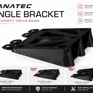 FANATEC csw 2.5 DD 1-2 / csl DD dd+ pro support angled fix bracket mounted adapter