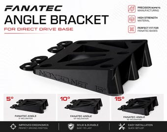 FANATEC csw 2.5 DD 1-2 / csl DD dd+ pro support angled fix bracket mounted adapter