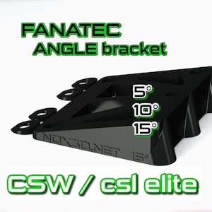 FANATEC csw 2.5 csl elite support angled fix bracket mounted adapter