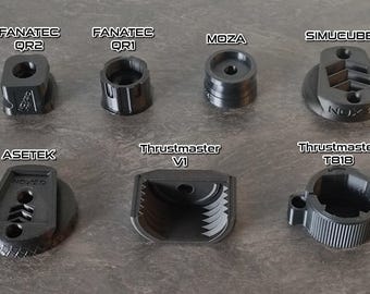 NEW RIG or wallmount fanatec thrustmaster simucube asetek moza QR2 T818 wheel mount fix