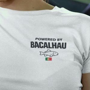 Bacalhau T-Shirt, Codfish Portuguese Food Tee, Portuguese Funny tshirt, Shirt gift for portuguese dad/mom, Portugal pride shirt