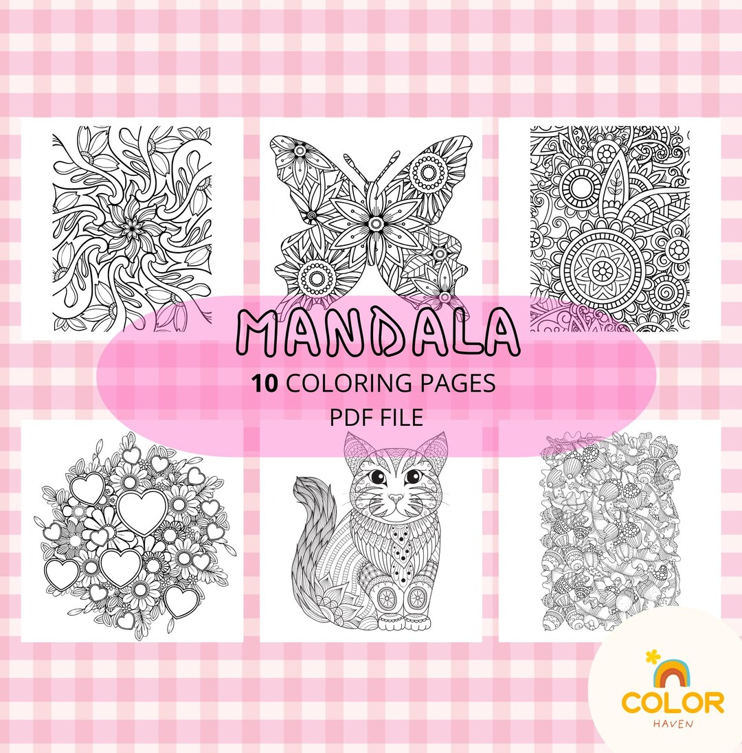 Mandala Coloring Pages, Coloring Sheet, Printable Coloring Pages for ...