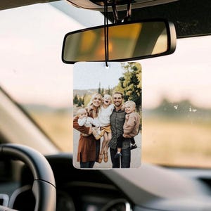 Car Air Freshener, Car Scent, Custom Photo Car Ornament, Personalized Car Accessory, Car Charm Gift, Custom Car Air Freshener