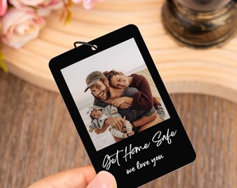 Adorno para coche con foto personalizado, ambientador para coche personalizado, ambientador con foto, aroma para coche, accesorio personalizado para coche, regalo para él