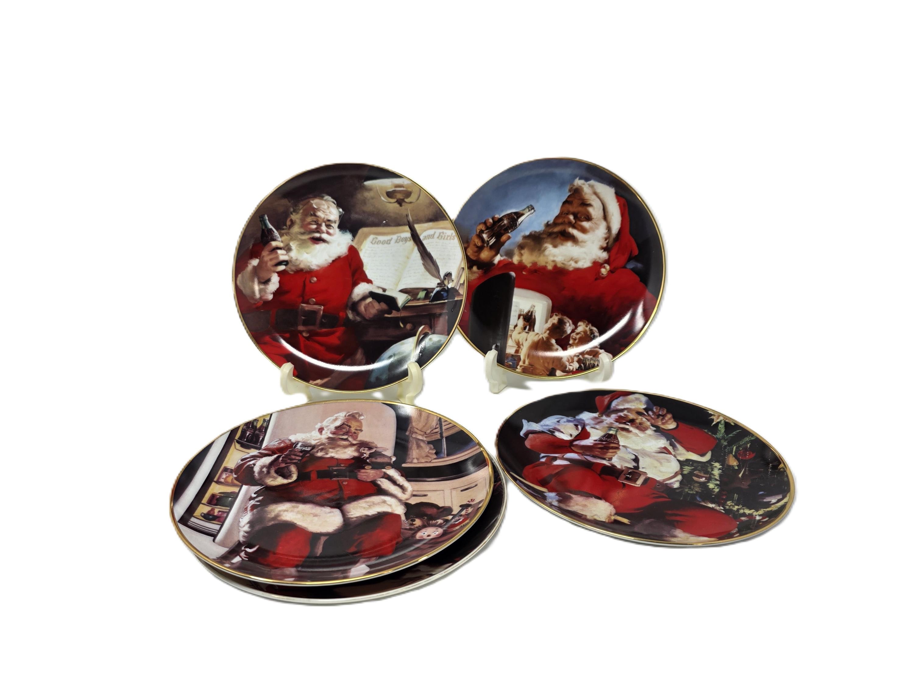 Coca Cola Christmas Plate - Etsy display picture 1