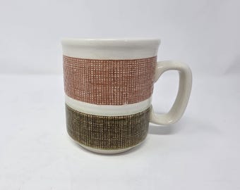 Winchcombe Pottery Stoneware Mug with Textured Bands