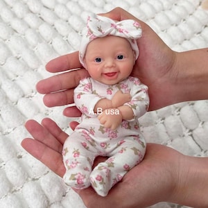 Authentic Platinum Full Body Silicone Baby/Mini silicone 7 inches/Palm Size/Created In USA