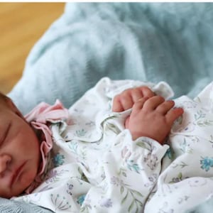 Authentic Platinum Cloth Body Silicone Baby Maui/19 inches/Newborn Size/Created In USA!