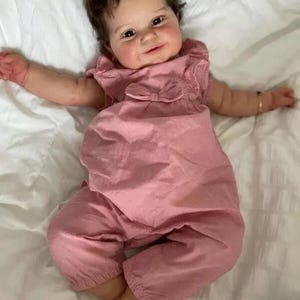 Authentic Platinum Full Body Silicone Baby/19 inches/Newborn Size/Created In USA!