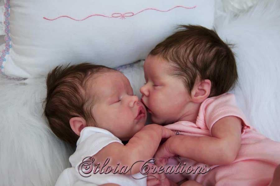 Authentic Platinum Full Body Silicone Baby/19 inches/Newborn Size/Created In USA