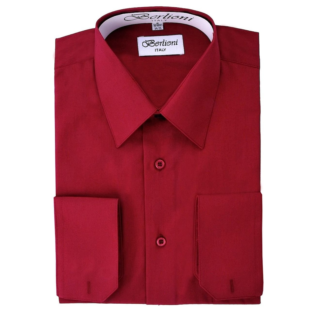 burgundy dress shirt for wedding vkwear Men's Guayabera Cuban Beach Casual Short Sleeve (X-Large, Burgundy) at Amazon Men's Clothing store 【MATERIAL and CRAFT】High Suit Burgundy Formal Shirt Replying