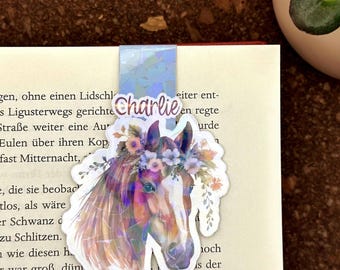 Magnetisches Pferde Lesezeichen – Majestätisch, Liebevoll & Traumhaft!