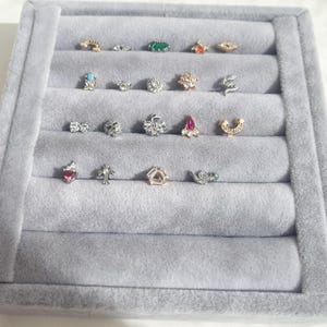 ragus stud, Tragus earring, Tragus piercing, Tragus Jewelry, Tragus earring gold, Helix Stud, Cartilage Stud, Star Stud