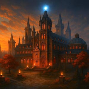 Academia Moonveil: Ecos de los Salones Iluminados por la Luna | Aventura única de D&D 5e | Misterio de la escuela embrujada con mapas y PNJ