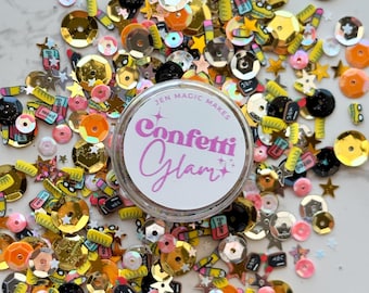 Back to school Confetti Glam Glitter, Custom Glitter Mix, Glitter, Sparkly Glitter, DIY Glitter, back to school confetti