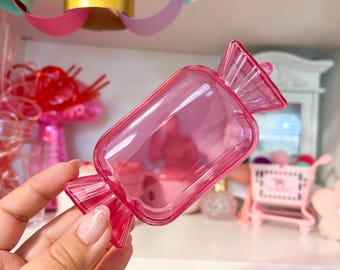 Pink candy gift boxes, candy gift boxes, candy containers, acrylic containers, pink containers