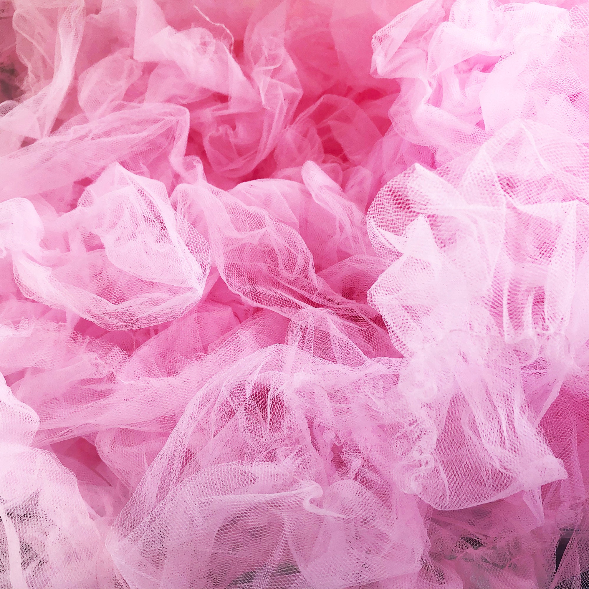 5 Yards Tulle Pink Ruffle Trim 3 Inches Wide - Etsy