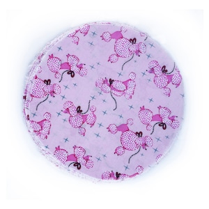 French Poodle Retro 50&#39;s Michael Miller circle cut 8.5&quot;