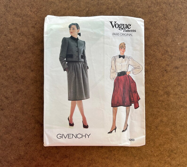 Patron De Couture Vogue Paris Original Chloé - Modèle Robe Taille 12 - Occasion