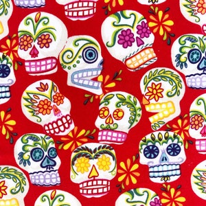 Alexander Henry Skulls Calaveras rot 2 Stück