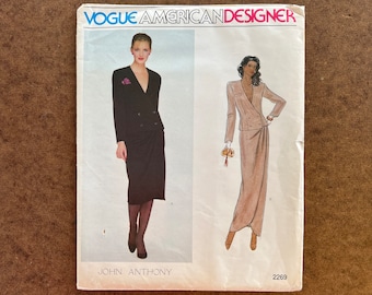 Vogue Pattern 2269 American Designer John Anthony