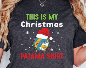 This is My Christmas Pajama T-Shirt, Funny Christmas Outfit, Christmas Gift Shirt, Funny Xmas Shirt, Holiday Tee, Xmas Pajama Shirt, Mom Tee