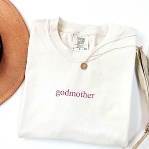 Custom Embroidered Comfort Colors Unisex T-shirt, Personalized Embroidered Tee, Embroidered Tee, Custom Tee, Embroidered T Shirt Gift
