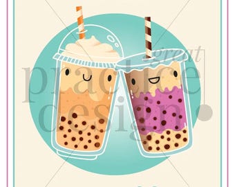 Tea-Riffic Downloadable Sign- Boba Tea Sign-Tea Sign- Medical Practice Sign- Office Sign- Inspirational Sign