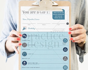 Employee Gift Ideas Downloadable PDF- Employee Gifts- Gifts For Employees- Employee Gift Handout- Team Gift Ideas PDF