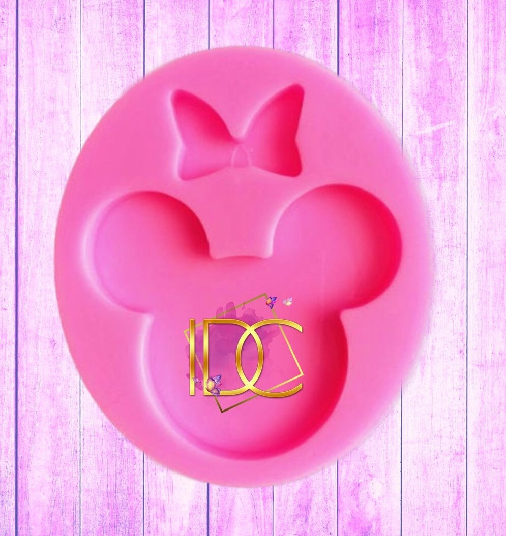 Mouse Head w/Bow (Perfect for phone grips)