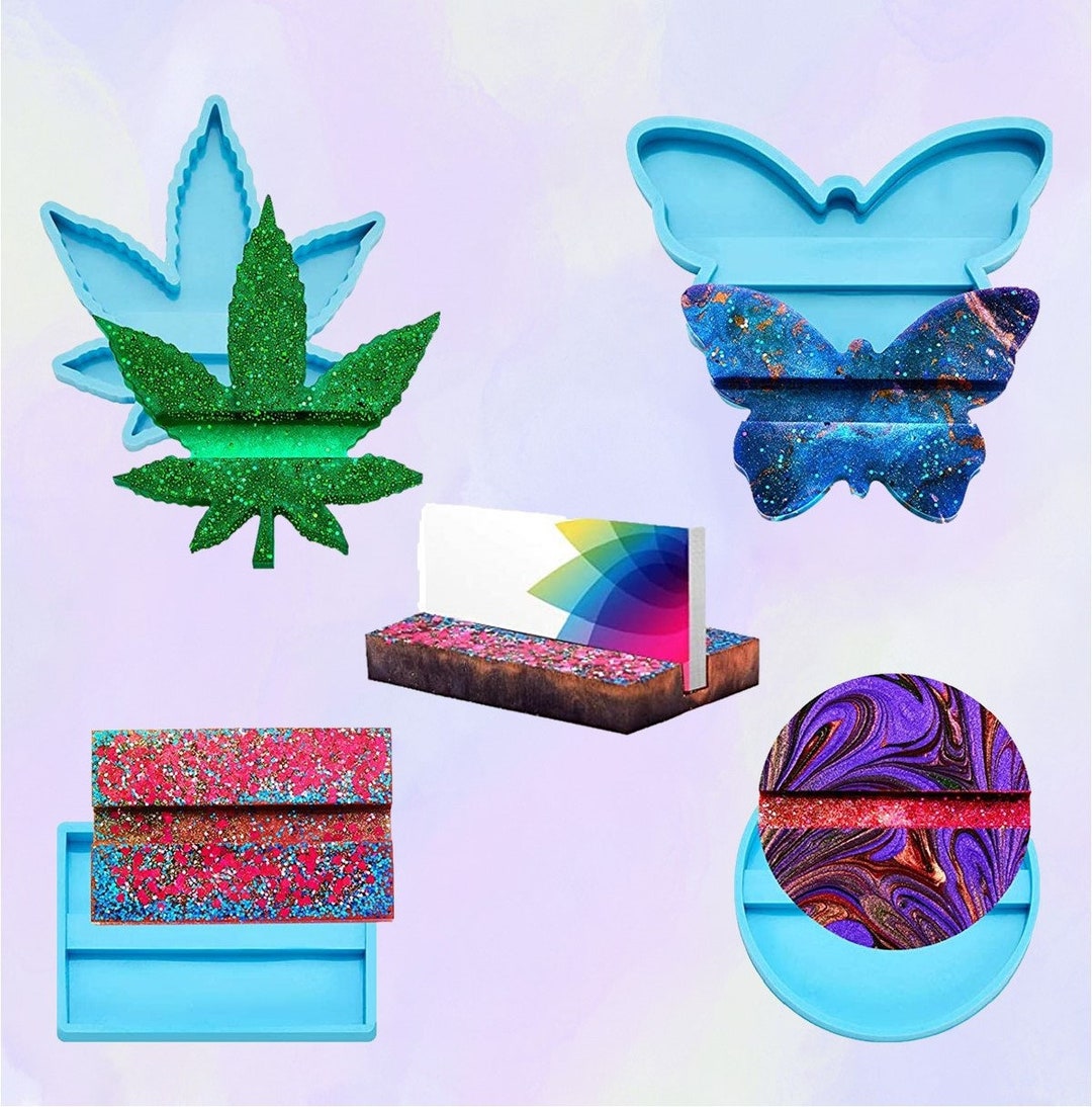 Business Card Holder Silicone Mold Etsy