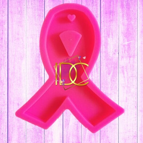 Ribbon Silicone Mold Handmade Cancer Awareness Ribbon Etsy