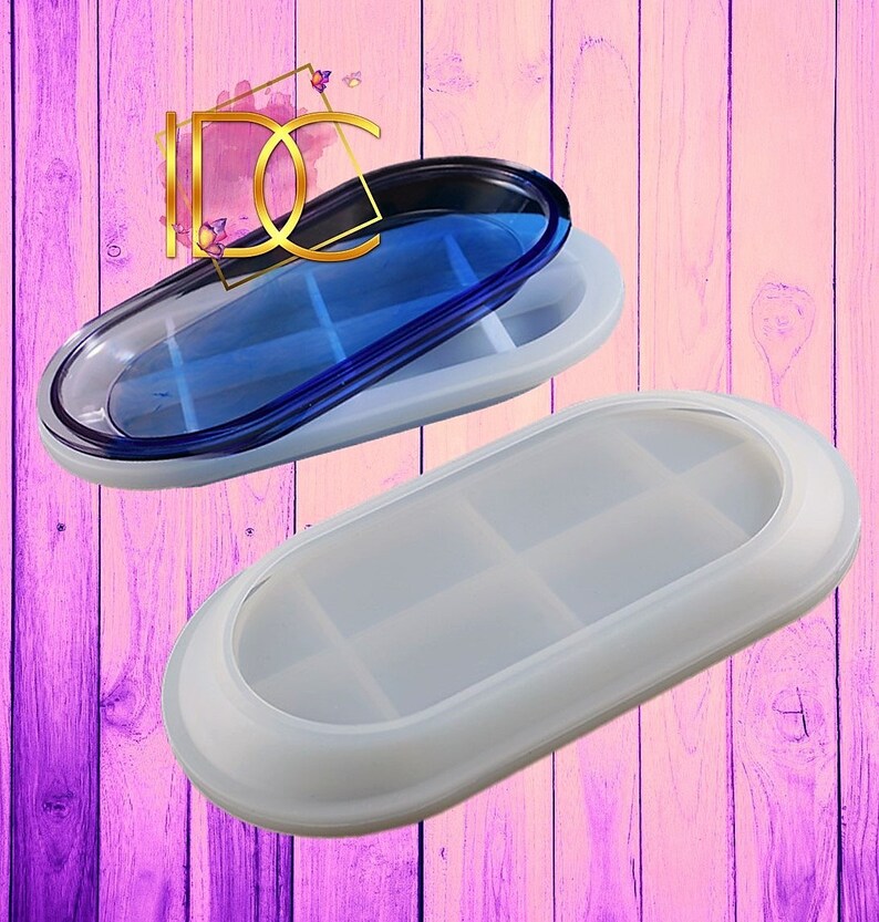 OVAL TRAY Mold Long Oval Trinket Tray Mold DIY Epoxy Resin Etsy