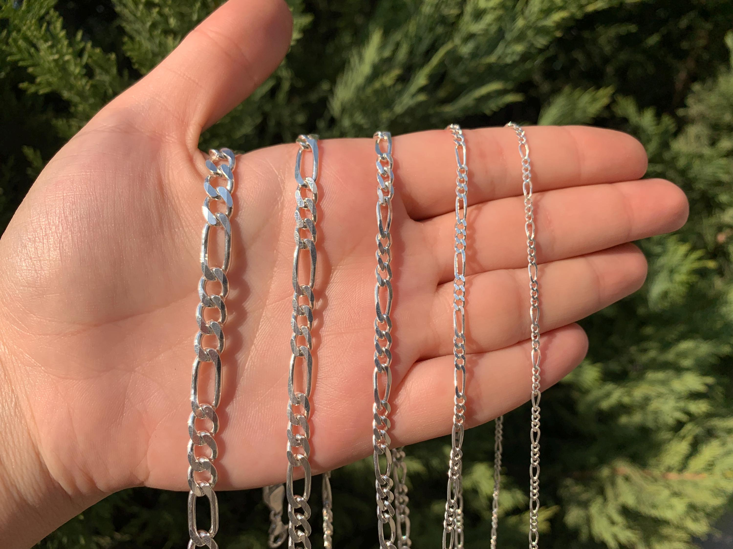 925 スターリングシルバーチェーン、シルバージュエリー、シルバー