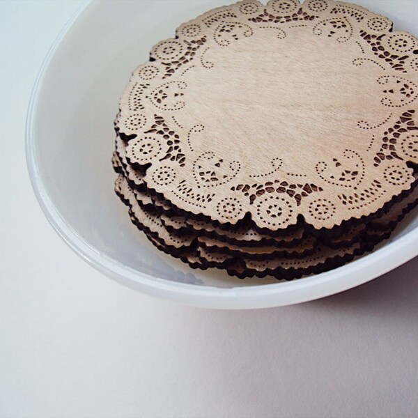 doily coasters