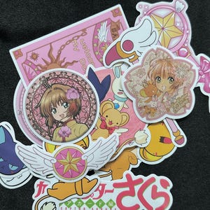 Cardcaptor Sakura Sticker Set: Anime Magical Girl, Water-Resistant Vinyl
