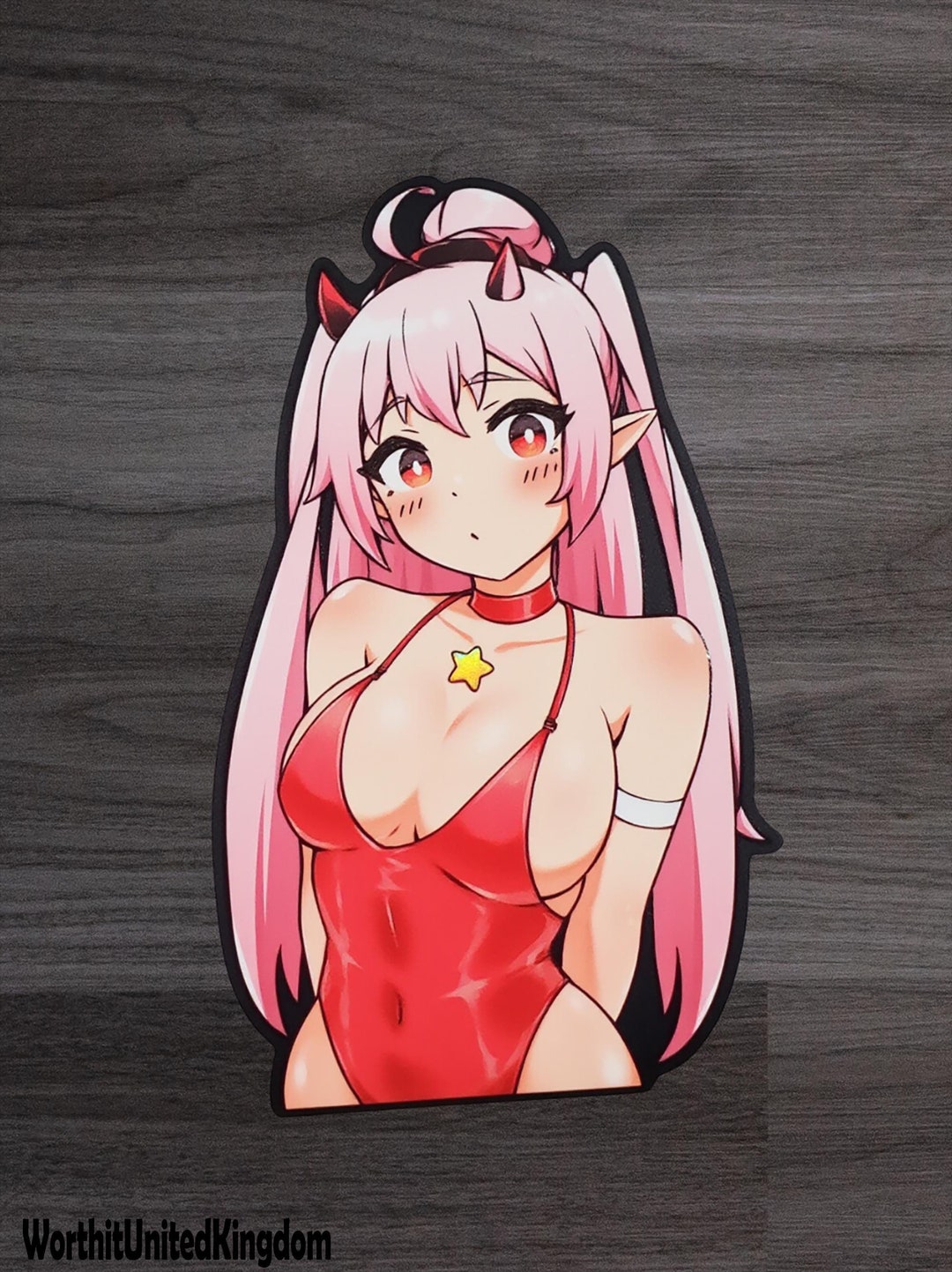 Leyland Designs Hanekawa Waifu Sticker – 5-Inch Outdoor Rated Vinyl Decal For Windows, Laptops, Cars & More