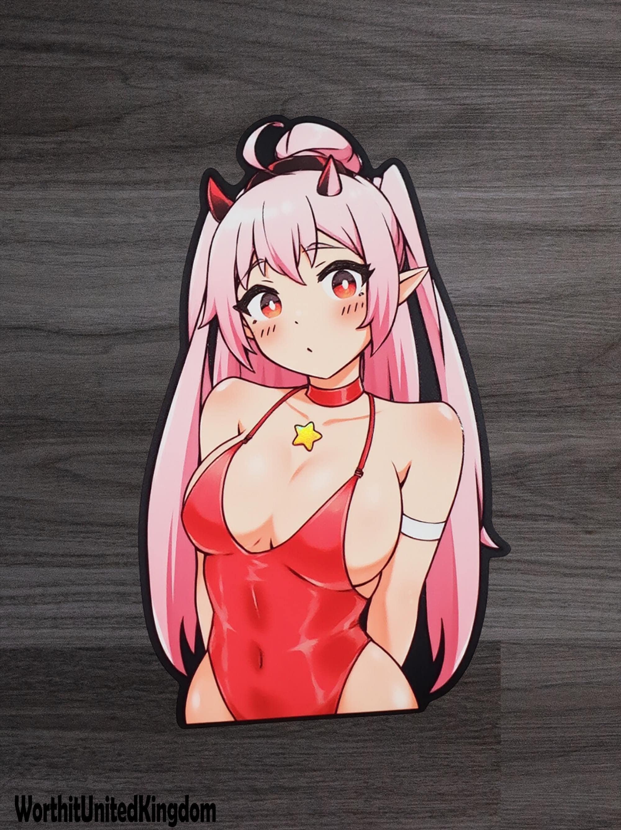 Pink Anime Swimsuit