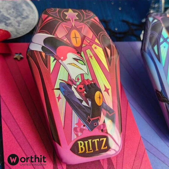 Hazbin Hotel & Helluva Boss Laser Cards X Badge Set – Stolas/blitz